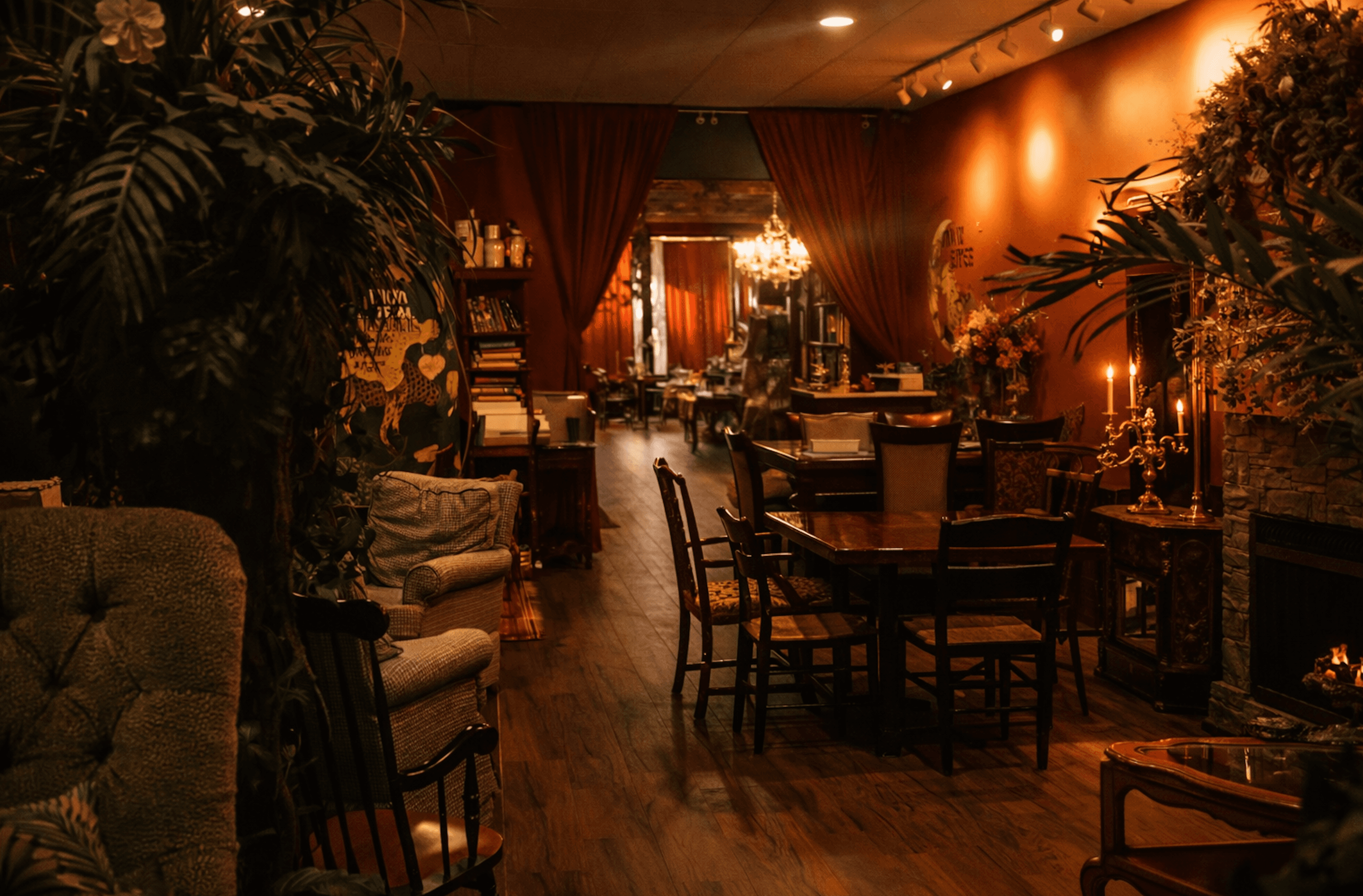 Moon River Café intimate seating area